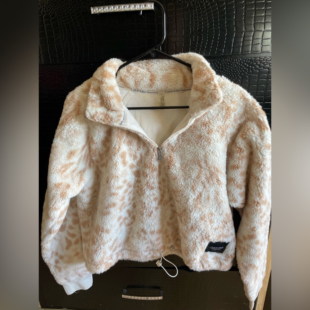 Calvin Klein fur jacket